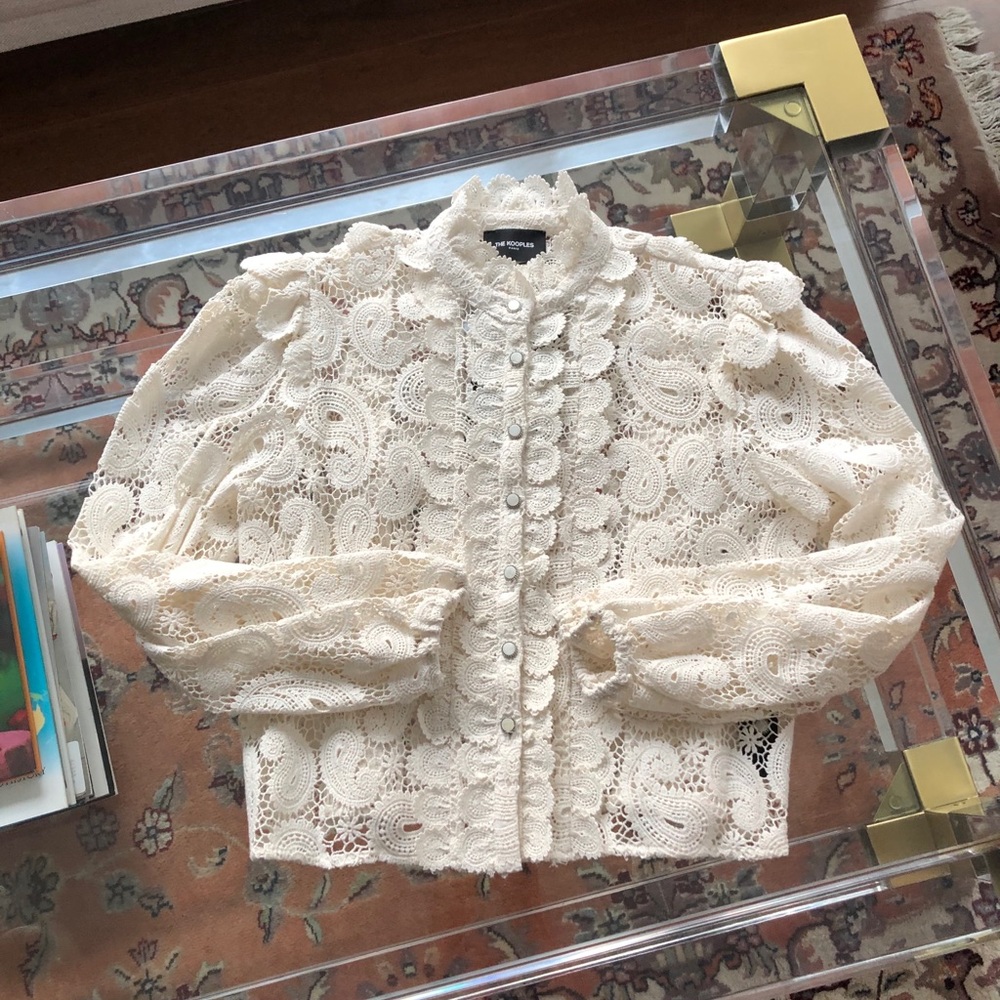 The Kooples Broderie Top